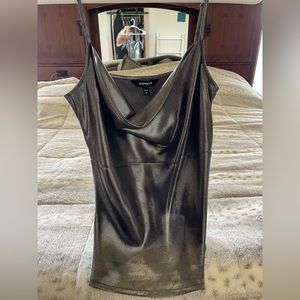 Sparkly dark grey tank top. Glitter/Grey size XS Express shirt. New without tag!